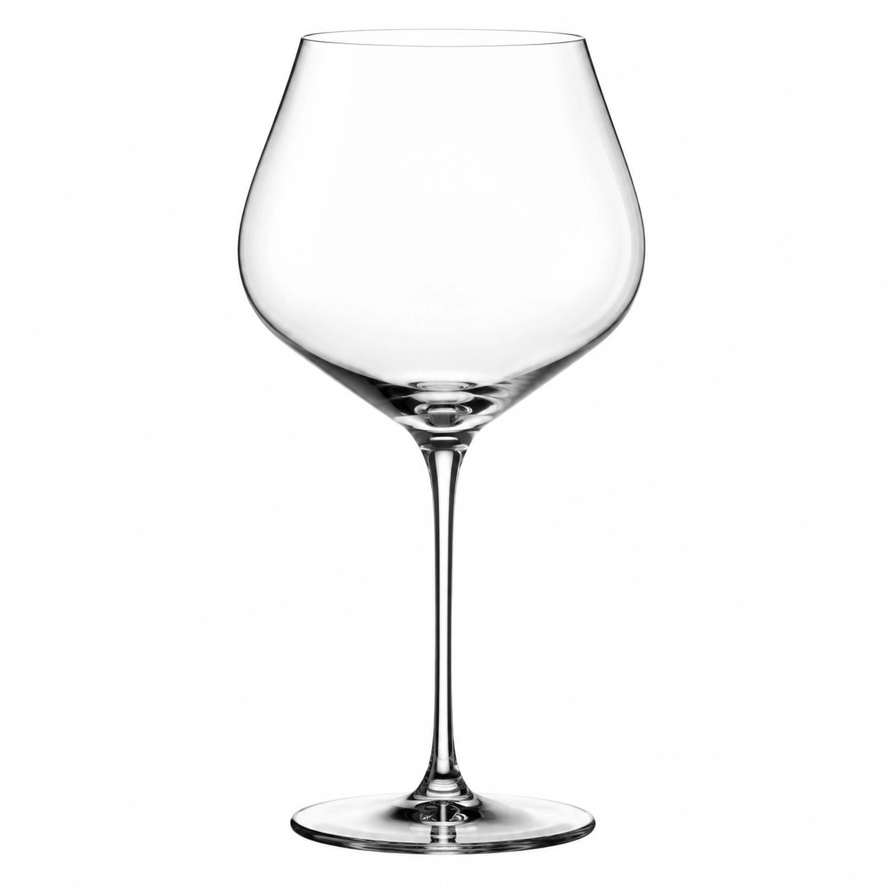 Verre à vin 650 ml en verre transparent - calice ballon à pied
