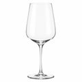 Verre à vin 450 ml en verre transparent - pied long élégant