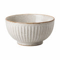 Bol 15 cm en céramique beige texturée pour repas style rustique